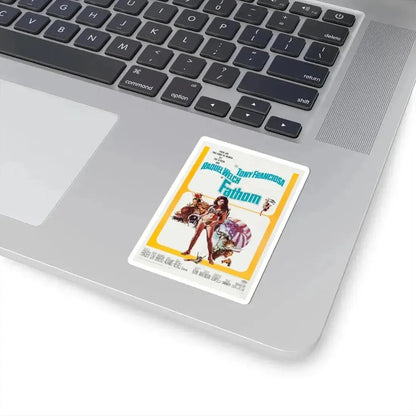 Fathom 1967 Movie Poster - STICKER Vinyl Kiss-Cut Decal - The Sticker Space