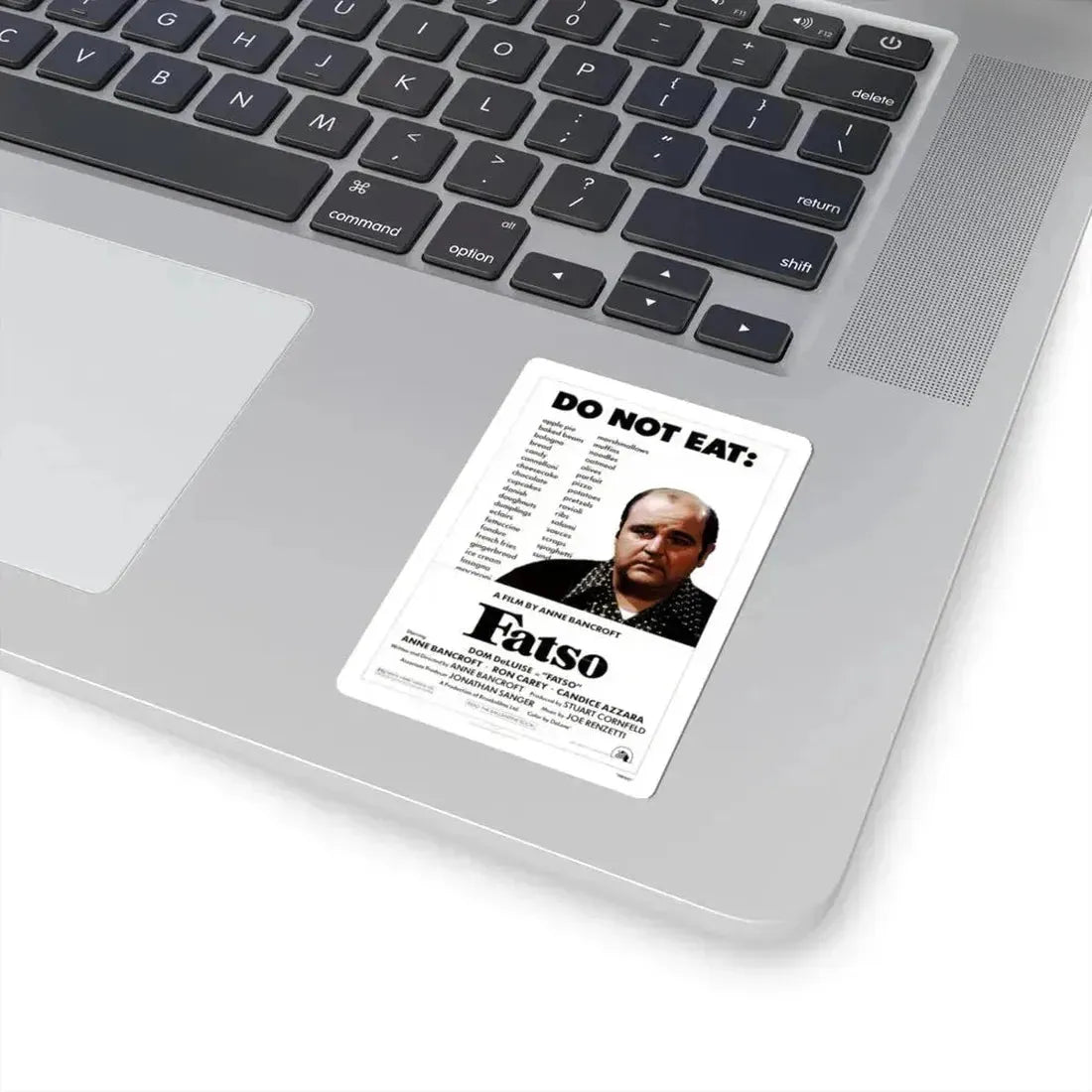 Fatso 1980 Movie Poster - STICKER Vinyl Kiss-Cut Decal - The Sticker Space