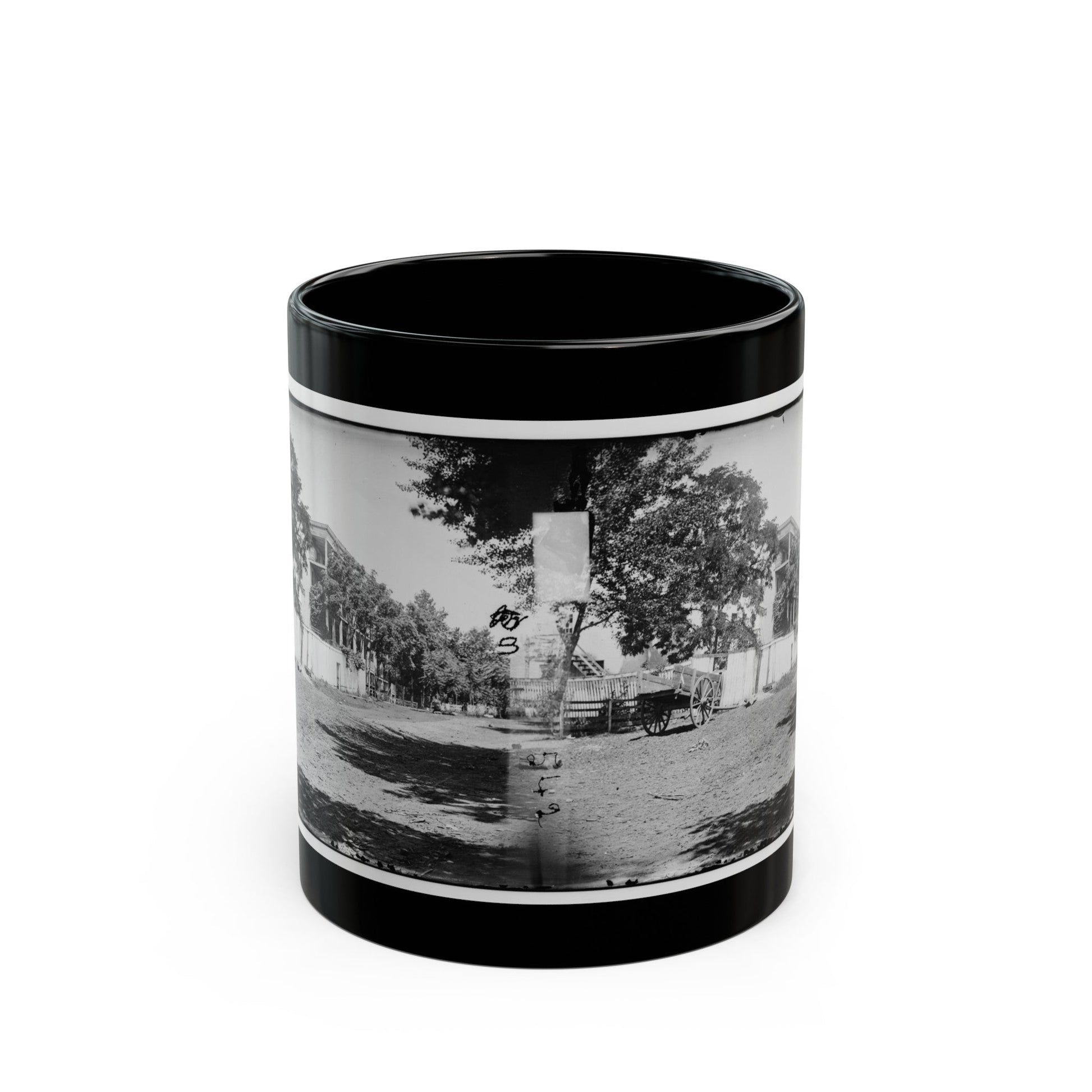 Fauquier Sulphur Springs, Va. Hotel (U.S. Civil War) Black Coffee Mug-11oz-The Sticker Space