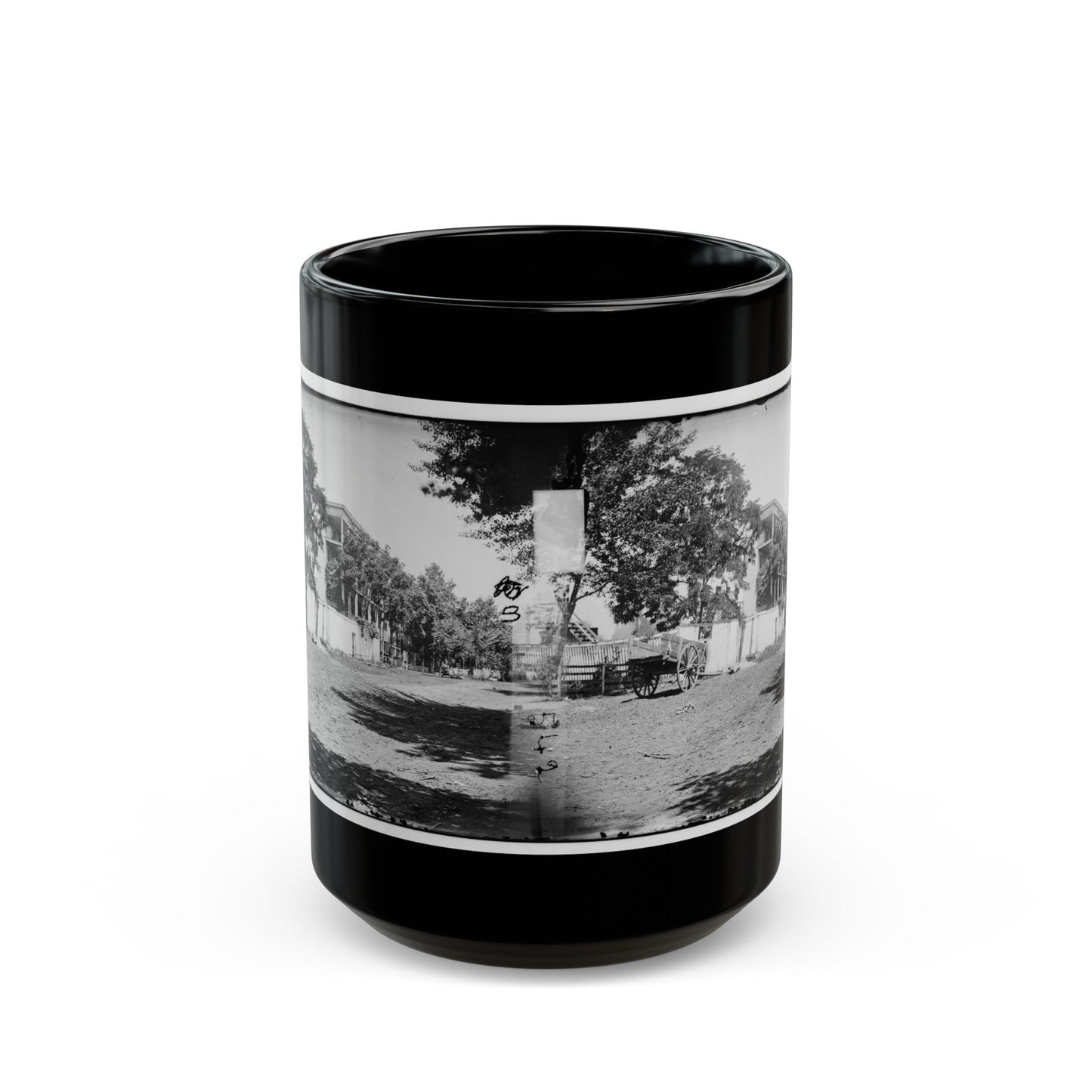 Fauquier Sulphur Springs, Va. Hotel (U.S. Civil War) Black Coffee Mug-15oz-The Sticker Space