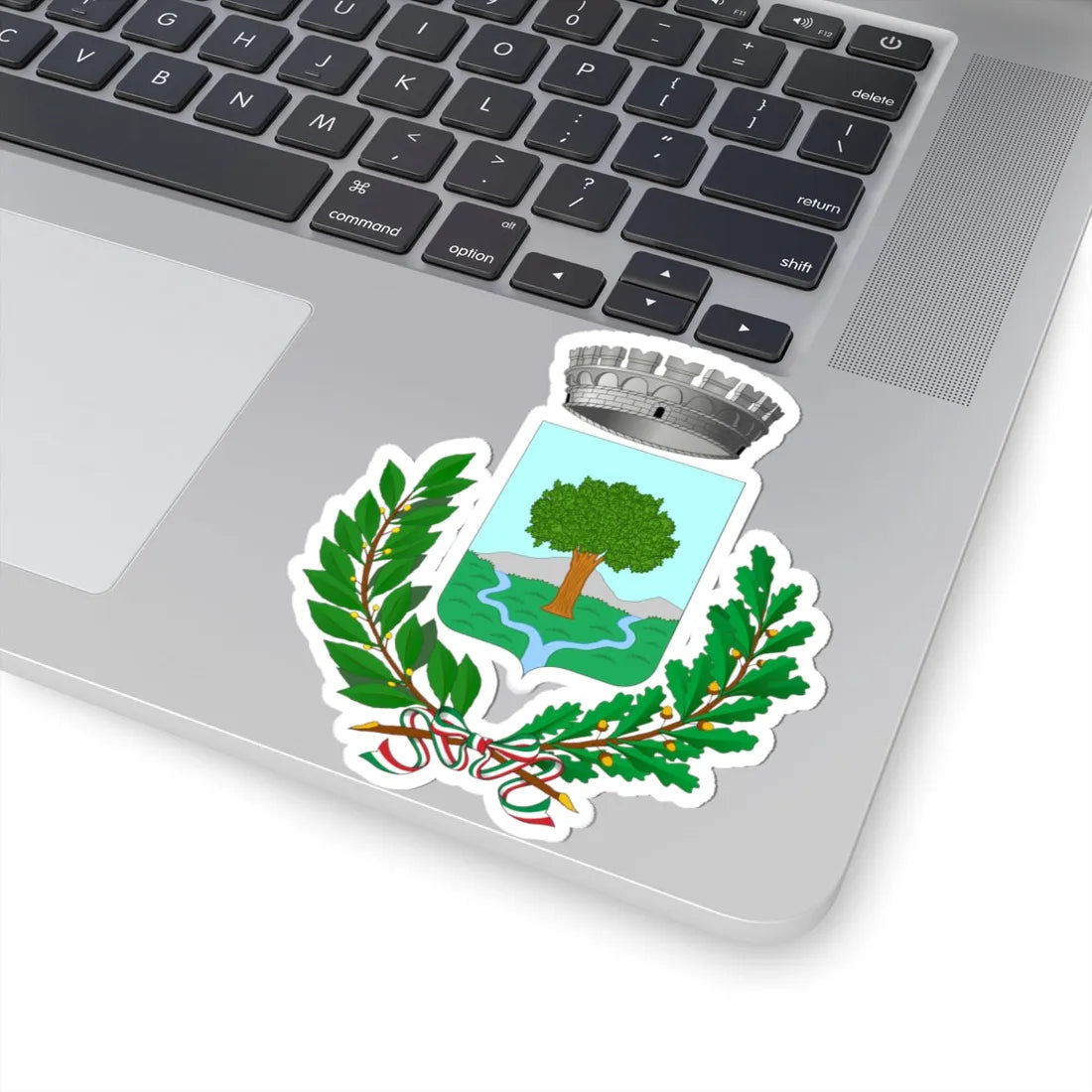 Favale di Malvaro-Stemma (Italy) (Coat of Arms) STICKER Vinyl Kiss-Cut Decal - The Sticker Space