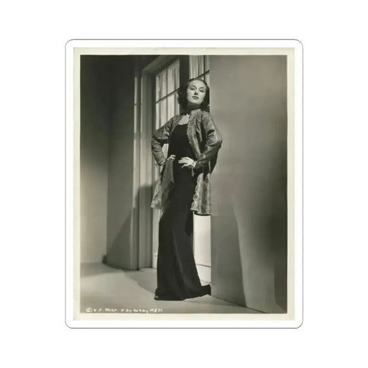 Fay Wray #124 (Vintage Female Icon) STICKER Vinyl Kiss-Cut Decal 2 Inch White - The Sticker Space