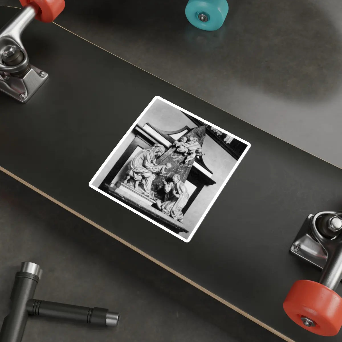 SKU:14537615804563274058 Sticker types:White Shape:Die-Cut Sizes:5" × 5"