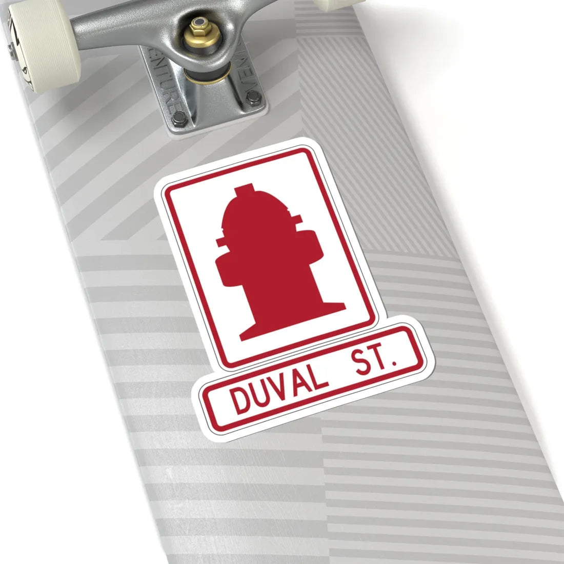 FDOT Road sign - Fire hydrant (Florida) (Road Sign) STICKER Vinyl Kiss-Cut Decal - The Sticker Space