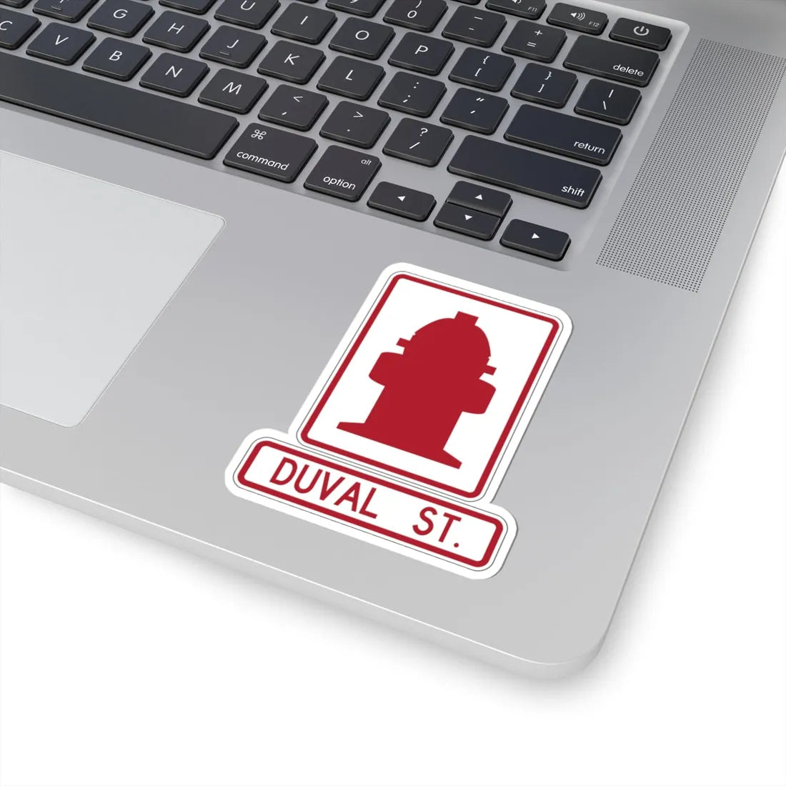 FDOT Road sign - Fire hydrant (Florida) (Road Sign) STICKER Vinyl Kiss-Cut Decal - The Sticker Space