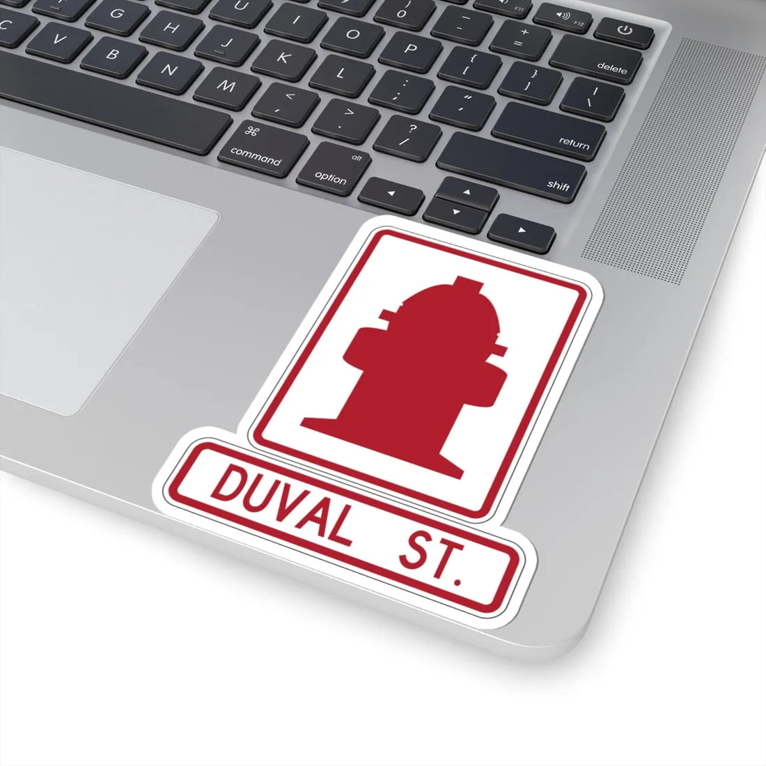 FDOT Road sign - Fire hydrant (Florida) (Road Sign) STICKER Vinyl Kiss-Cut Decal - The Sticker Space