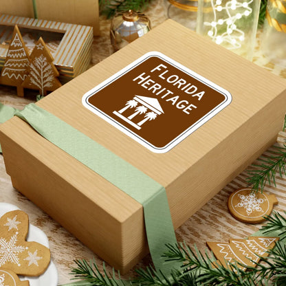 FDOT Road sign - Florida Heritage (Florida) (Road Sign) STICKER Vinyl Kiss-Cut Decal - The Sticker Space