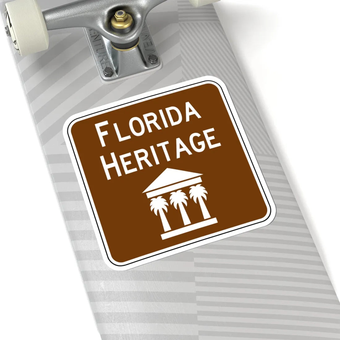 FDOT Road sign - Florida Heritage (Florida) (Road Sign) STICKER Vinyl Kiss-Cut Decal - The Sticker Space