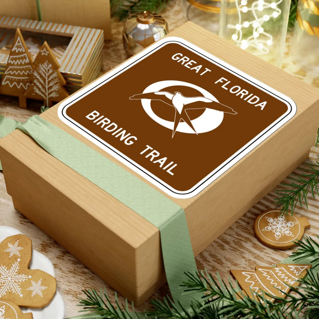 FDOT Road sign - Great Florida Birding Trail (Florida) (Road Sign) STICKER Vinyl Kiss-Cut Decal - The Sticker Space