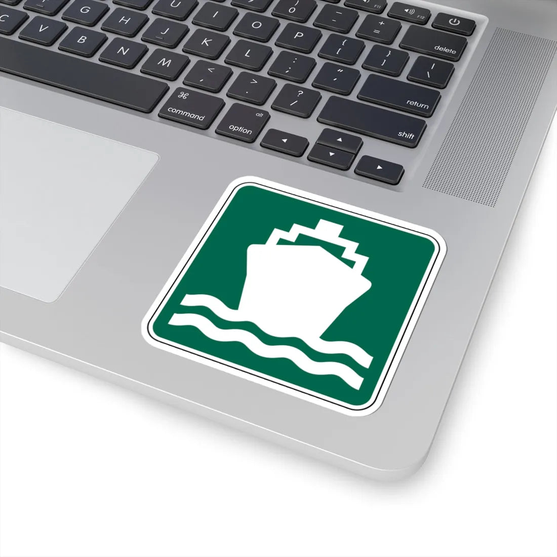 FDOT Road sign - Passenger ship (Florida) (Road Sign) STICKER Vinyl Kiss-Cut Decal - The Sticker Space
