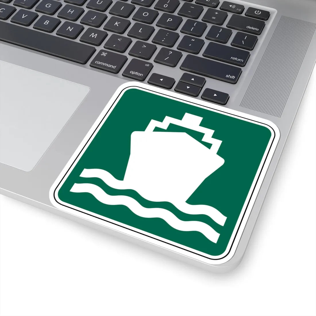FDOT Road sign - Passenger ship (Florida) (Road Sign) STICKER Vinyl Kiss-Cut Decal - The Sticker Space