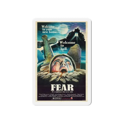 FEAR (MURDER OBSESSION) 1981 Movie Poster - Refrigerator Magnet 5 Inch - The Sticker Space