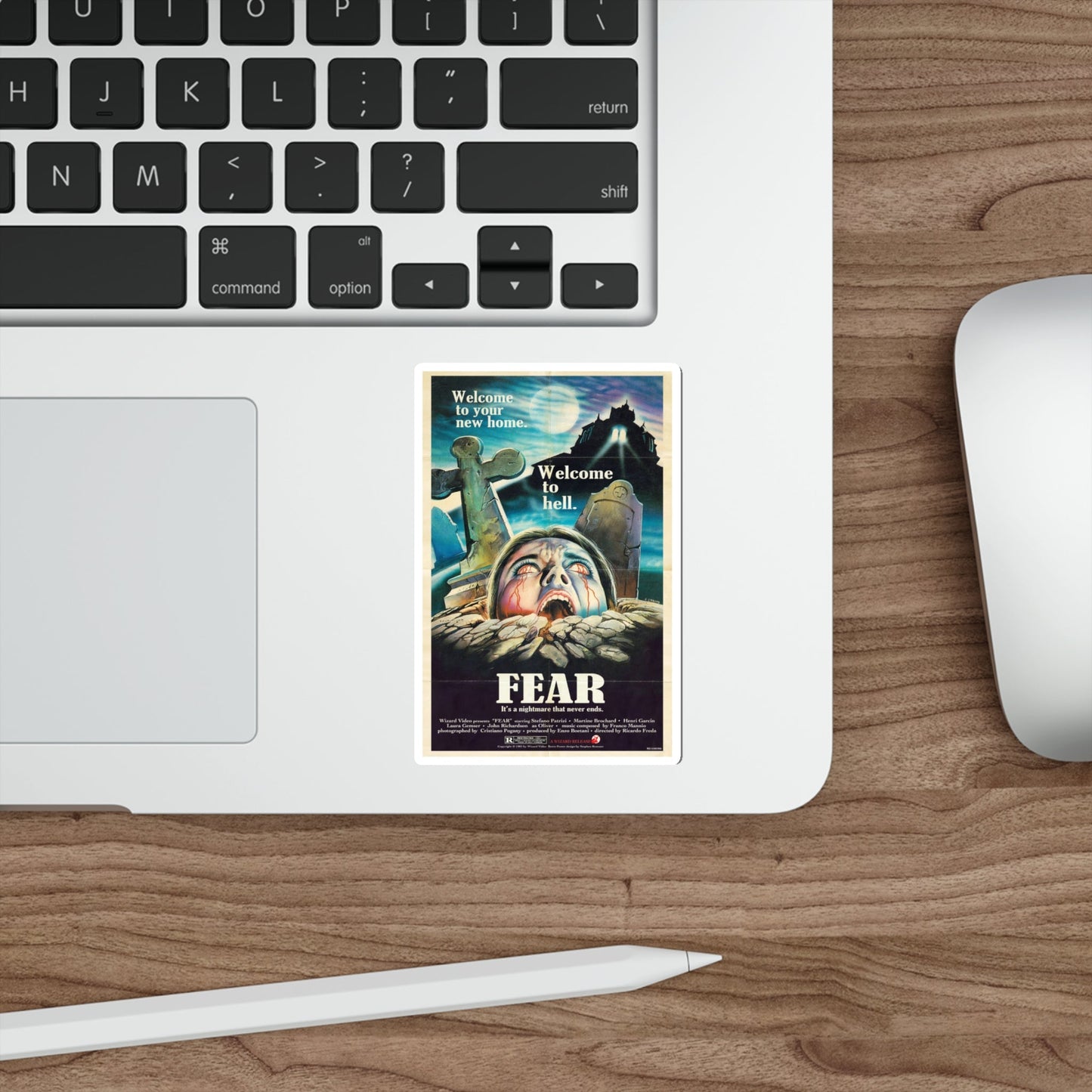 FEAR (MURDER OBSESSION) 1981 Movie Poster STICKER Vinyl Die-Cut Decal-The Sticker Space