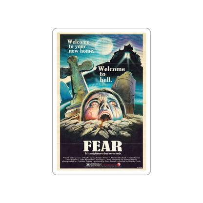 FEAR (MURDER OBSESSION) 1981 Movie Poster STICKER Vinyl Die-Cut Decal-3 Inch-The Sticker Space