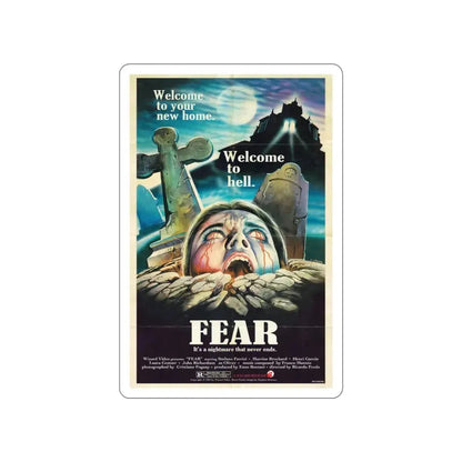 FEAR (MURDER OBSESSION) 1981 Movie Poster STICKER Vinyl Die-Cut Decal 3 Inch - The Sticker Space