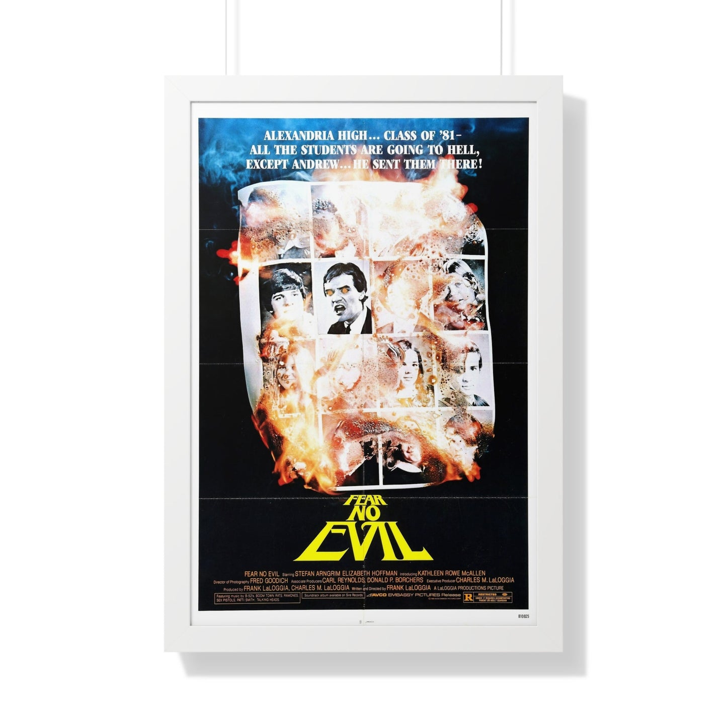 FEAR NO EVIL 1981 - Framed Movie Poster-20" x 30"-The Sticker Space