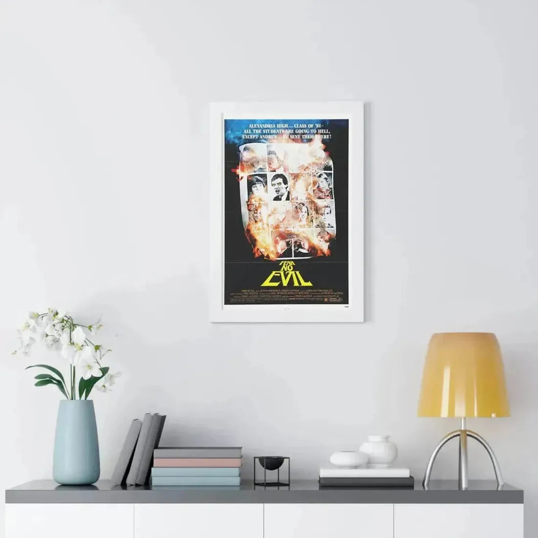 FEAR NO EVIL 1981 - Framed Movie Poster - The Sticker Space