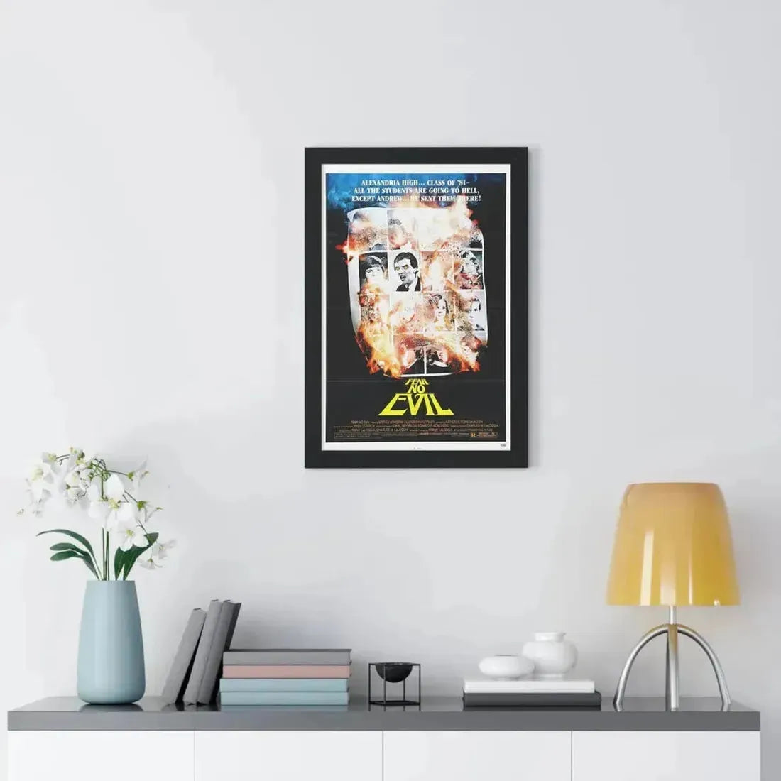 FEAR NO EVIL 1981 - Framed Movie Poster - The Sticker Space