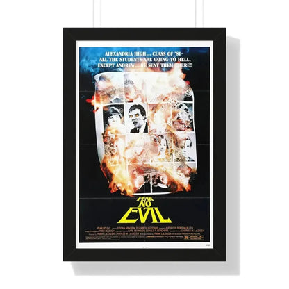 FEAR NO EVIL 1981 - Framed Movie Poster - The Sticker Space