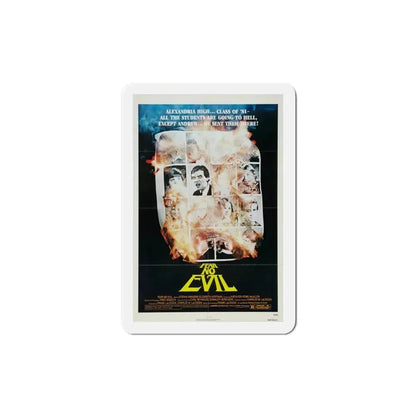 Fear No Evil 1981 Movie Poster Refrigerator Magnet 4 Inch - The Sticker Space