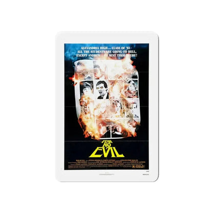 FEAR NO EVIL 1981 Movie Poster - Refrigerator Magnet - The Sticker Space