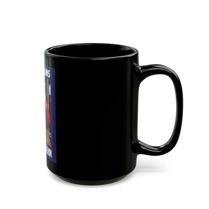 FEARLESS 1978 Movie Poster - Black Coffee Mug-The Sticker Space