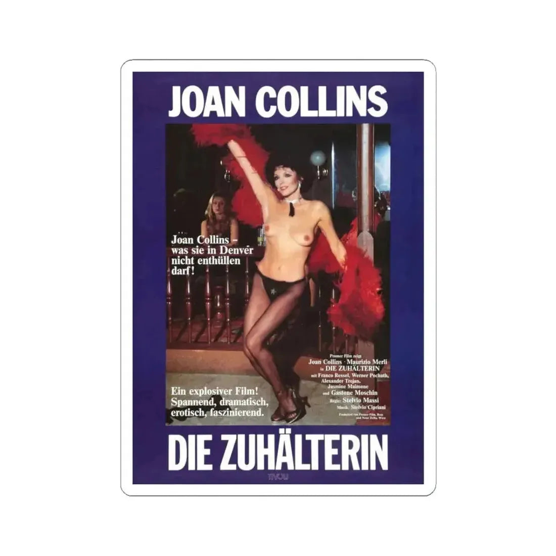 FEARLESS 1978 Movie Poster - STICKER Vinyl Kiss-Cut Decal 3 Inch White - The Sticker Space