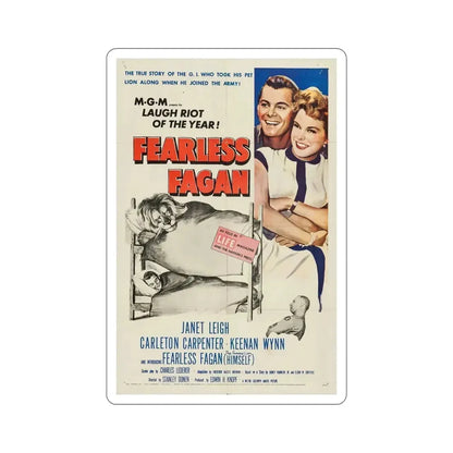 Fearless Fagan 1952 Movie Poster STICKER Vinyl Die-Cut Decal - The Sticker Space