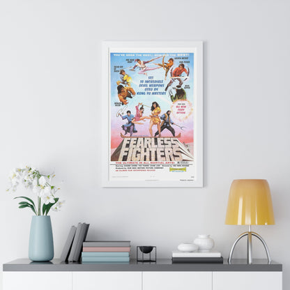 FEARLESS FIGHTERS 1971 - Framed Movie Poster-The Sticker Space