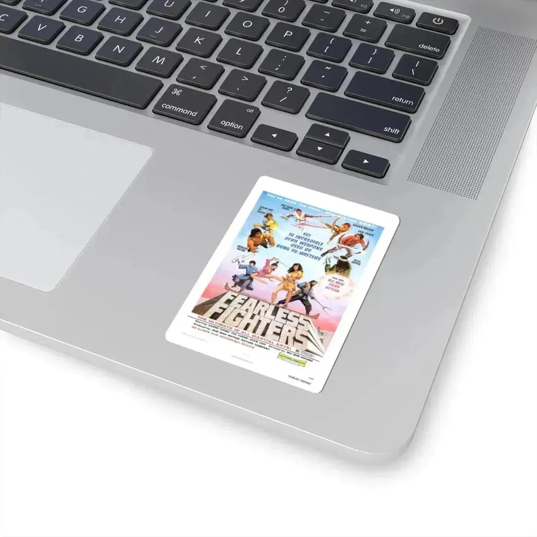 FEARLESS FIGHTERS 1971 Movie Poster - STICKER Vinyl Kiss-Cut Decal - The Sticker Space