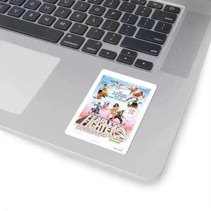 FEARLESS FIGHTERS 1971 Movie Poster - STICKER Vinyl Kiss-Cut Decal - The Sticker Space