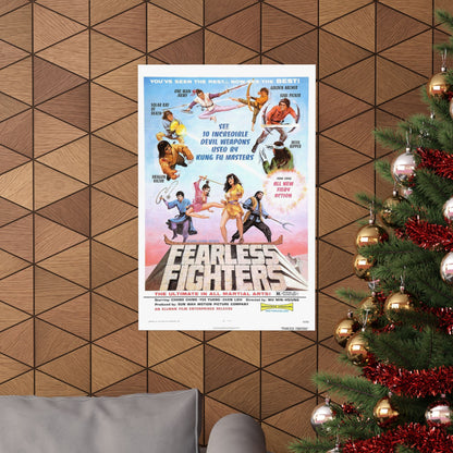 FEARLESS FIGHTERS 1971 - Paper Movie Poster-The Sticker Space