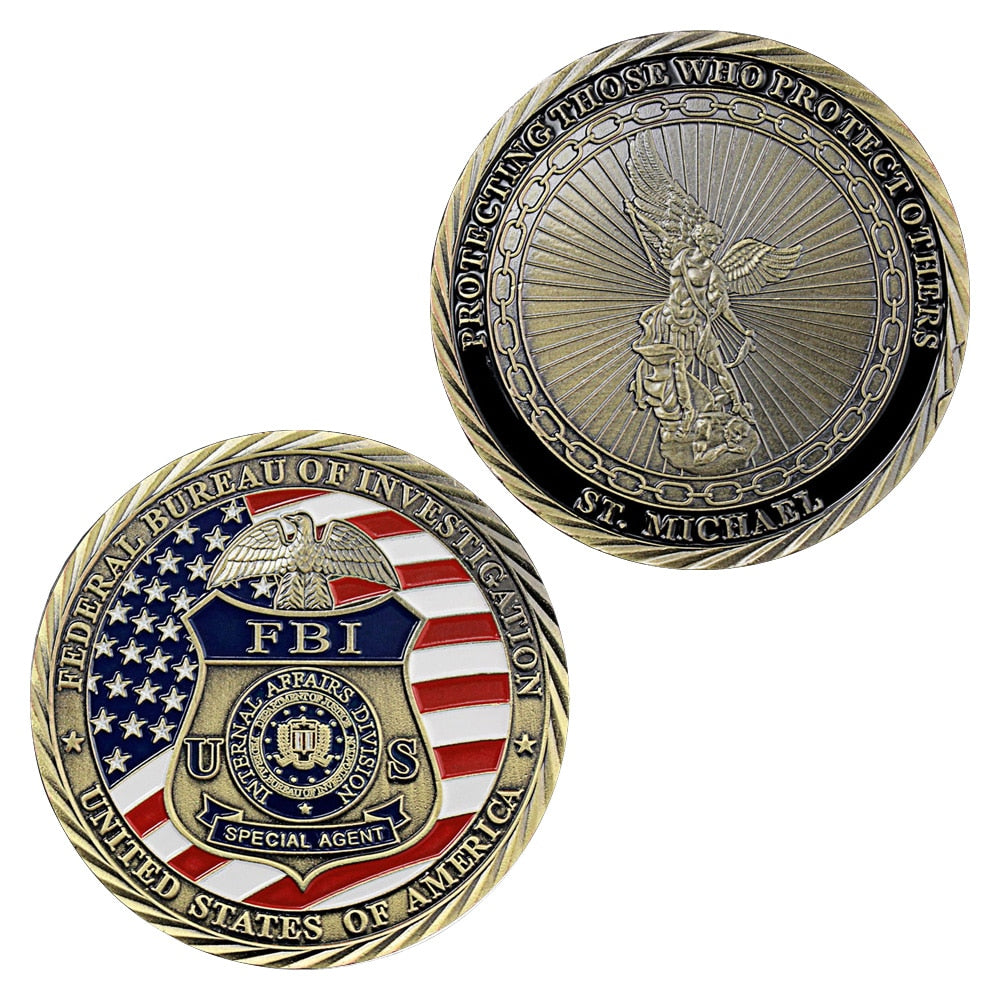 Federal Bureau of Investigation FBI - Gold Plated Challenge Coin – The ...