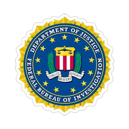 Federal Bureau of Investigation FBI STICKER Vinyl Die-Cut Decal 2 Inch - The Sticker Space