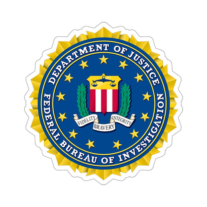 Federal Bureau of Investigation FBI STICKER Vinyl Die-Cut Decal-4 Inch-The Sticker Space