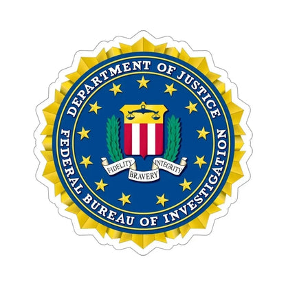 Federal Bureau of Investigation FBI STICKER Vinyl Die-Cut Decal 4 Inch - The Sticker Space