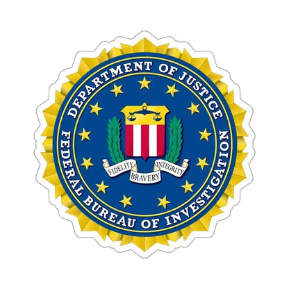 Federal Bureau of Investigation FBI STICKER Vinyl Die-Cut Decal 6 Inch - The Sticker Space