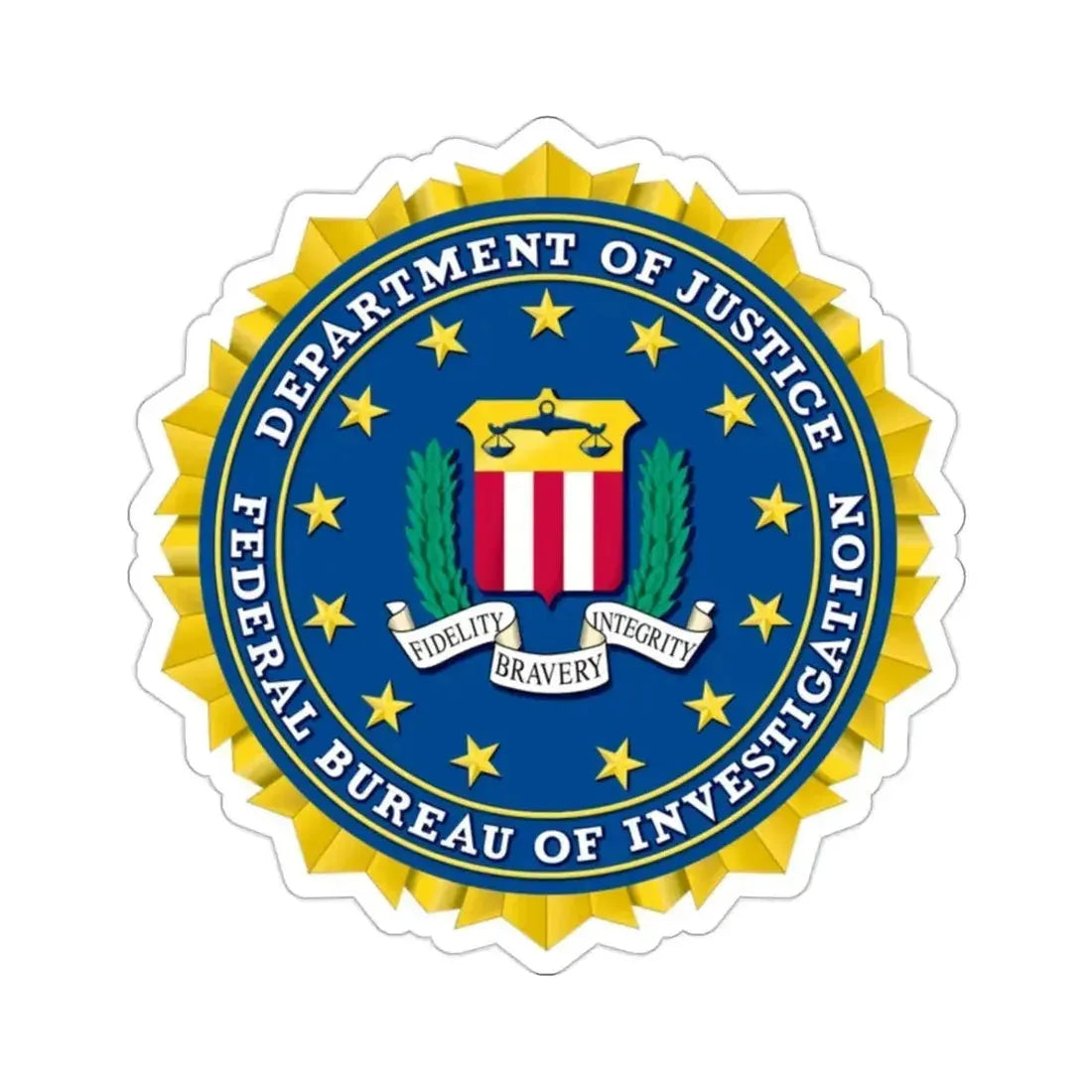 Federal Bureau of Investigation FBI STICKER Vinyl Die-Cut Decal - The Sticker Space