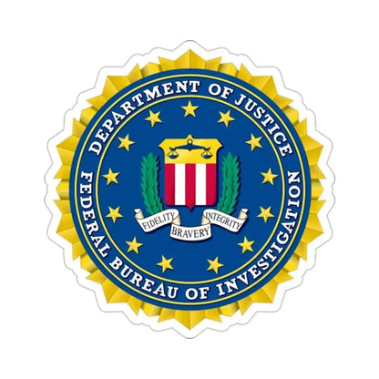 Federal Bureau of Investigation FBI STICKER Vinyl Die-Cut Decal - The Sticker Space