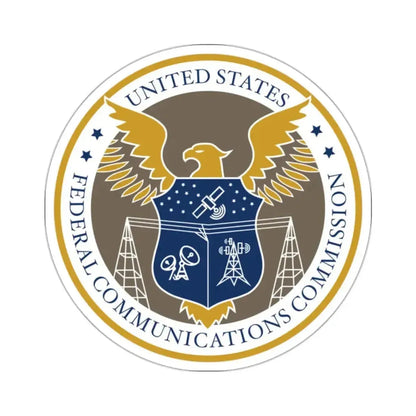 Federal Communications Commission FCC - STICKER Vinyl Kiss-Cut Decal - The Sticker Space