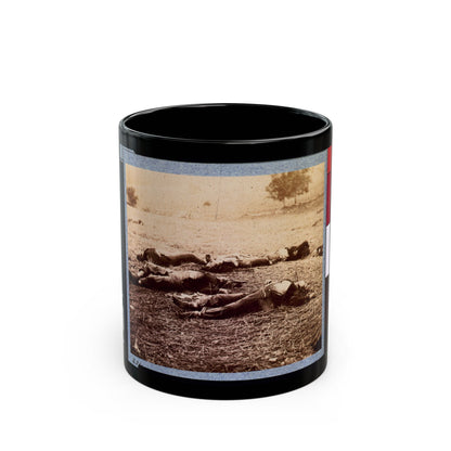 Federal Dead On The Field Of Battle Of First Day, Gettysburg, Pennsylvania (U.S. Civil War) Black Coffee Mug