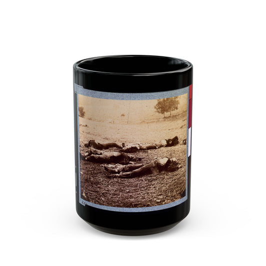 Federal Dead On The Field Of Battle Of First Day, Gettysburg, Pennsylvania (U.S. Civil War) Black Coffee Mug