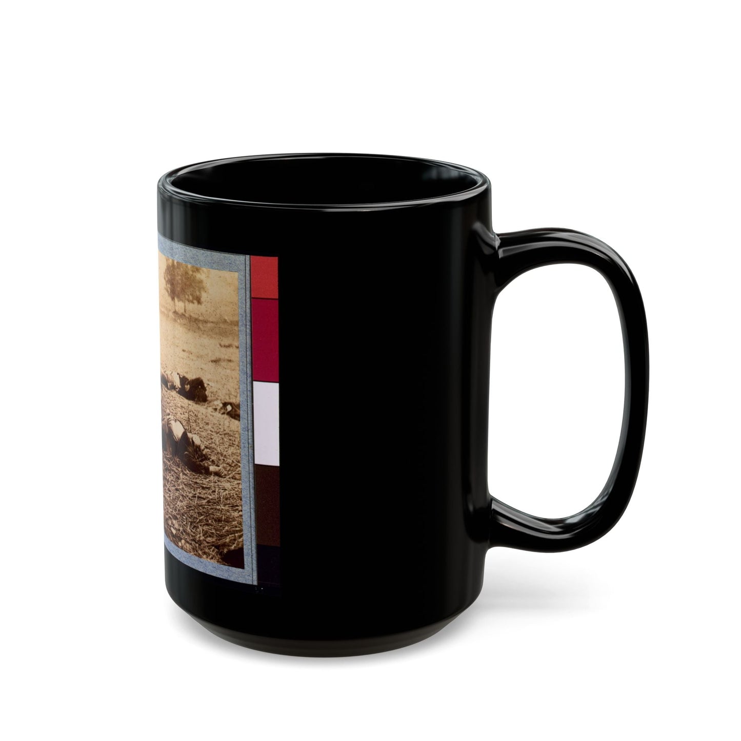 Federal Dead On The Field Of Battle Of First Day, Gettysburg, Pennsylvania (U.S. Civil War) Black Coffee Mug