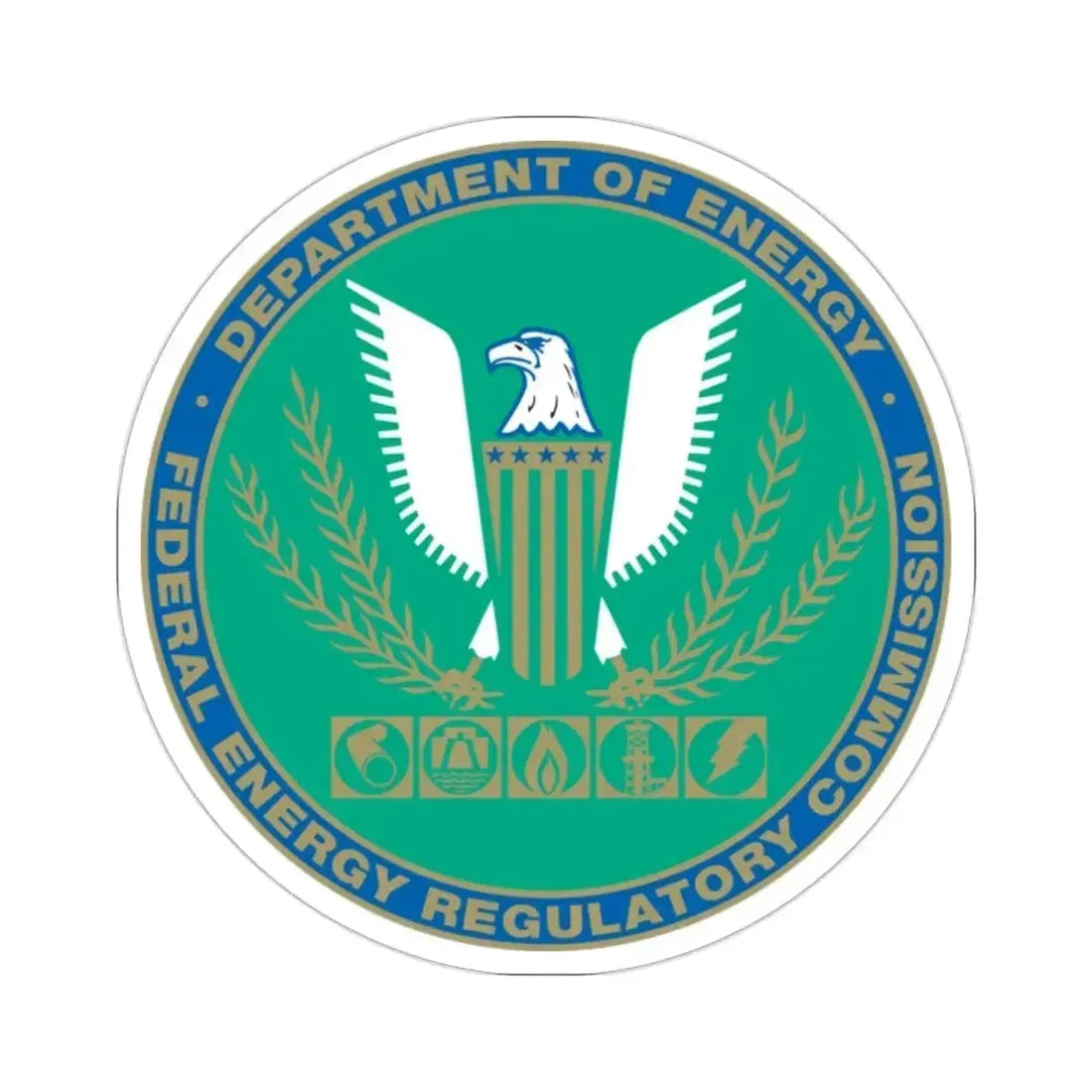 Federal Energy Regulatory Commission STICKER Vinyl Die-Cut Decal - The Sticker Space