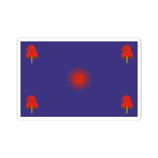 Federal Flag of Buenos Aires (Argentina) STICKER Vinyl Kiss-Cut Decal 2 Inch White - The Sticker Space