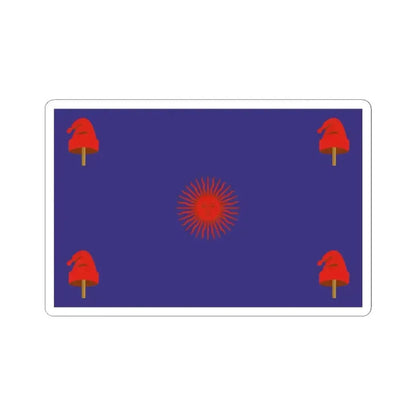 Federal Flag of Buenos Aires (Argentina) STICKER Vinyl Kiss-Cut Decal 6 Inch White - The Sticker Space