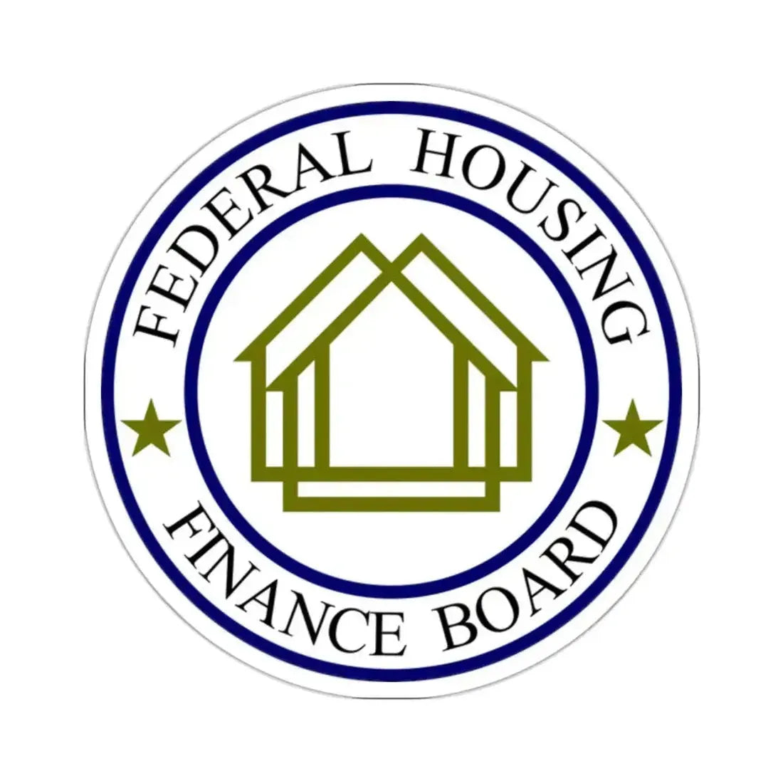 Federal Housing Finance Board - STICKER Vinyl Kiss-Cut Decal 2 Inch White - The Sticker Space