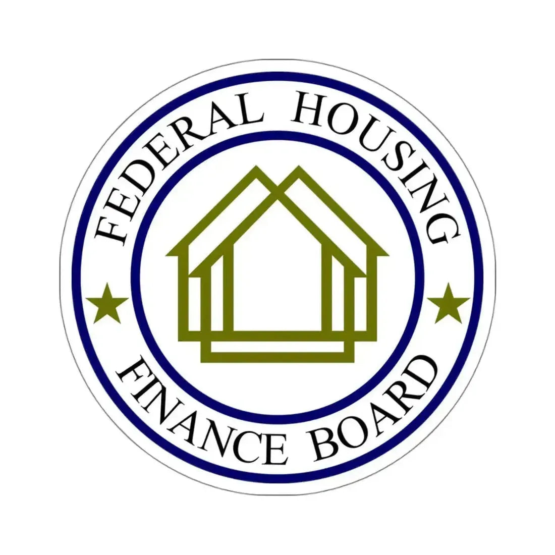 Federal Housing Finance Board - STICKER Vinyl Kiss-Cut Decal 4 Inch White - The Sticker Space