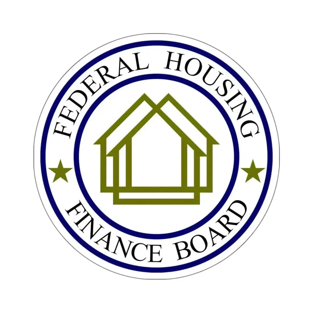 Federal Housing Finance Board - STICKER Vinyl Kiss-Cut Decal 6 Inch White - The Sticker Space