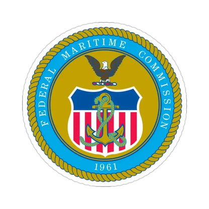 Federal Maritime Commission STICKER Vinyl Die-Cut Decal 2 Inch - The Sticker Space